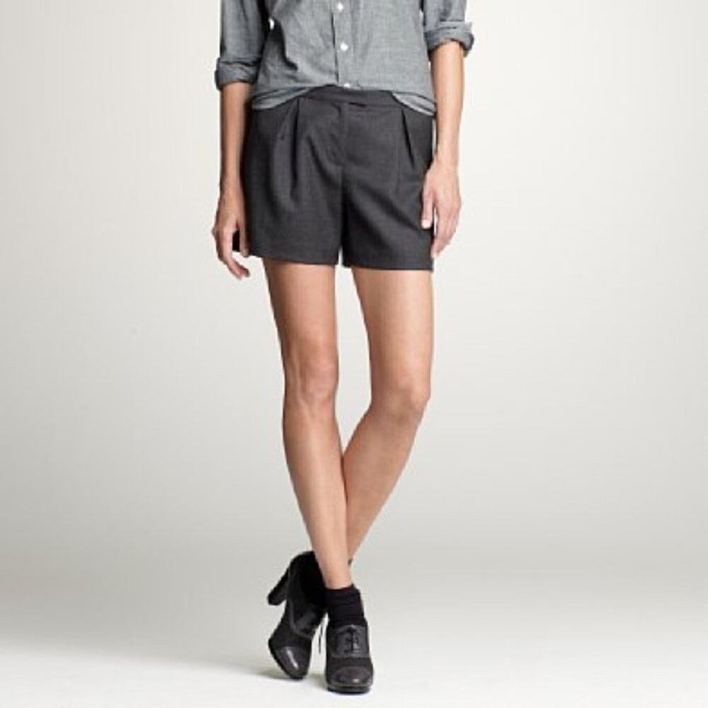J. Crew Solid Black Stretchy Opaque Tight Anklets Ankle Socks Womens NWOT